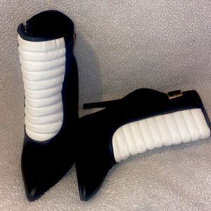 Black & White booties.